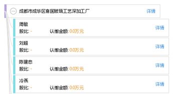 成都市成華區南國玻璃工藝深加工廠綜合信息解讀 工商、信用、財務與聯絡指南